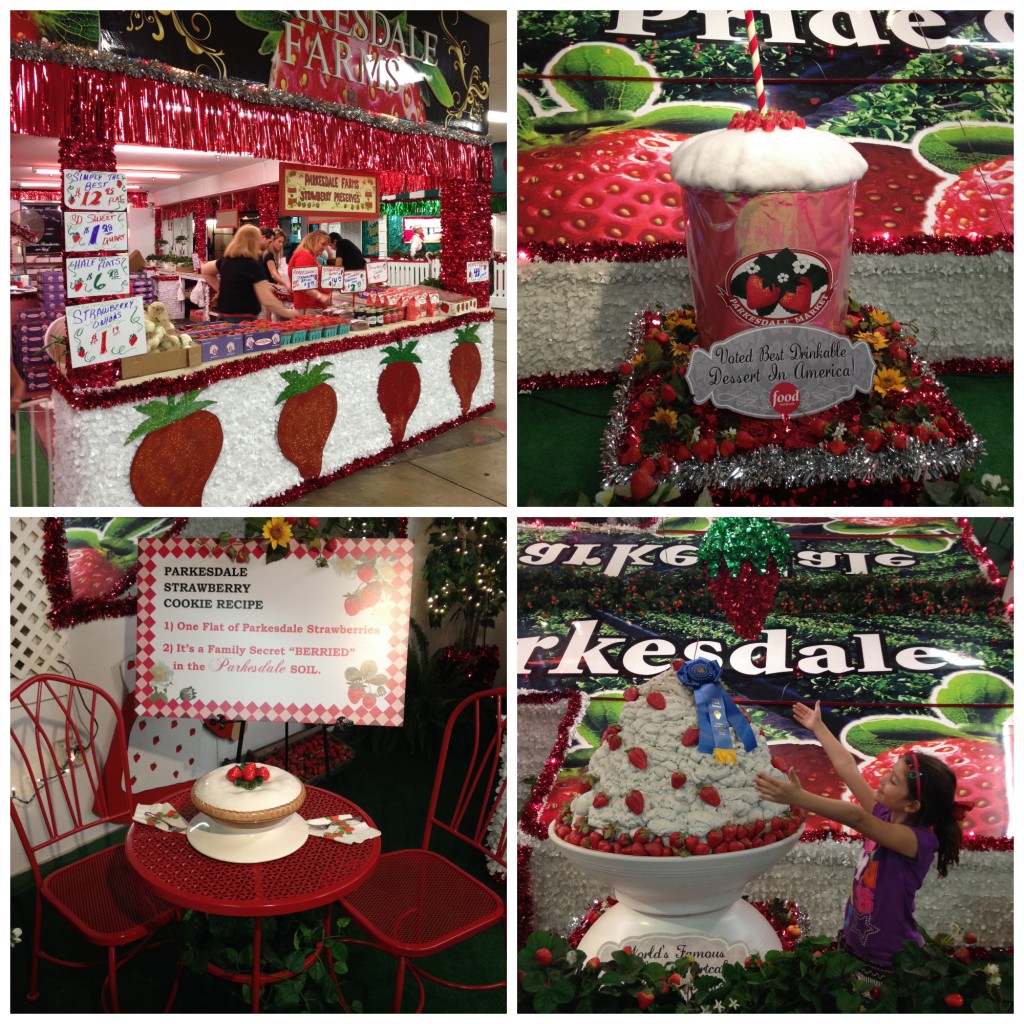 Parkesdale Farms booth at Florida Strawberry Festival
