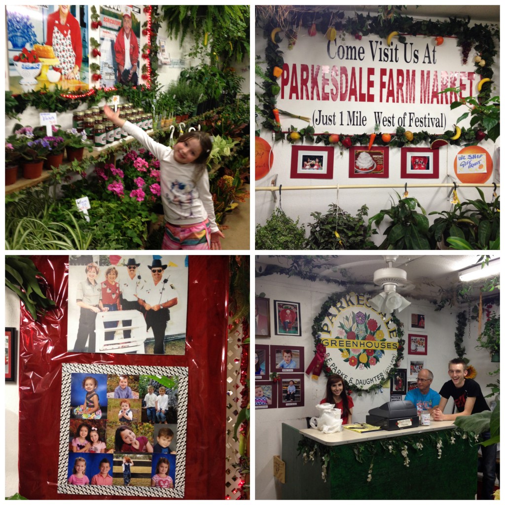 Parkesdale greenhouse booth at the Florida Strawberry Festival
